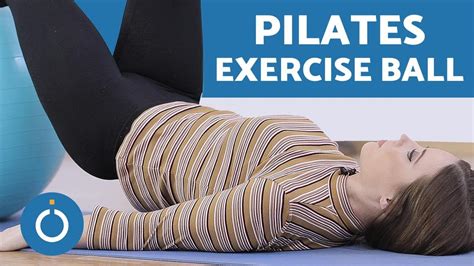 PILATES with EXERCISE BALL - Tutorial - YouTube