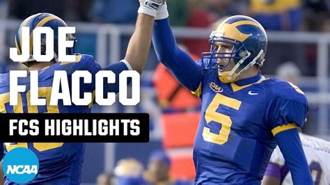 Joe Flacco FCS highlights: Former Super Bowl MVP's final games with ...