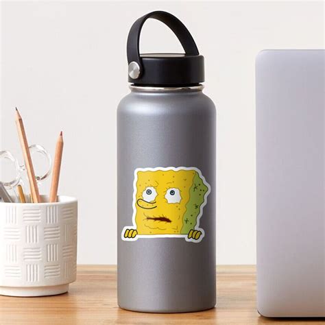 "Thirsty Spongebob Funny Meme" Sticker for Sale by simp13445 | Redbubble