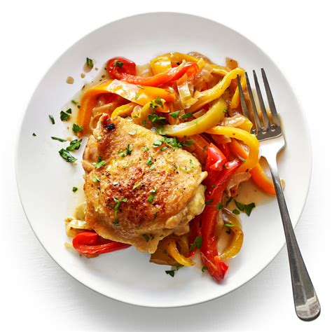 Chicken Thighs Peperonata Recipe – Sunset Magazine