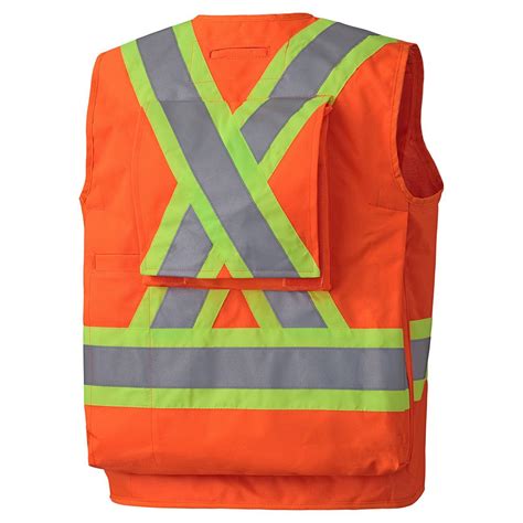 Hi-Viz Surveyor’s Safety Vest 12 Storage Pockets