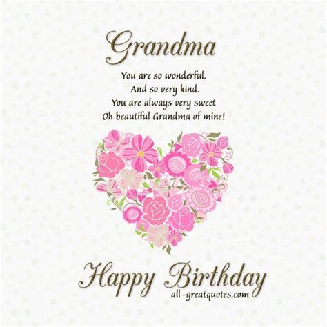 Happy Birthday Wishes Online, Massages, Images | Happy birthday grandma quotes, Happy birthday ...