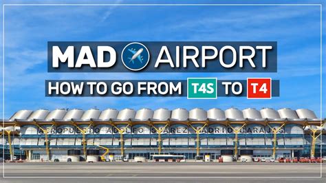 how to go from T4S to T4 at Madrid Barajas airport ️ #017 - YouTube