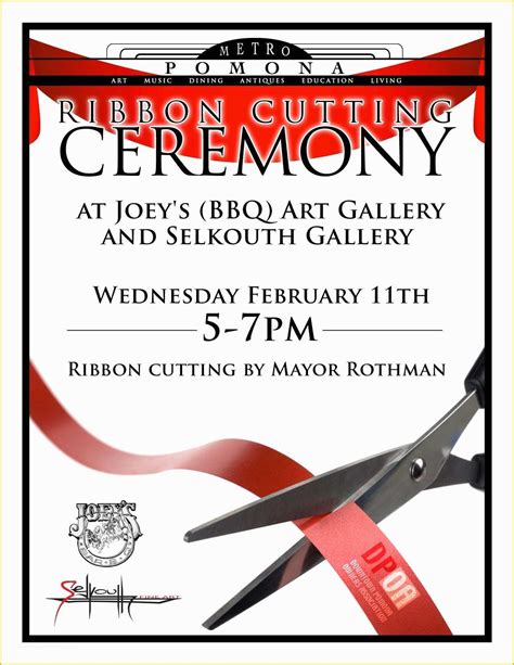 50 Ribbon Cutting Ceremony Invitation Template Free | Heritagechristiancollege