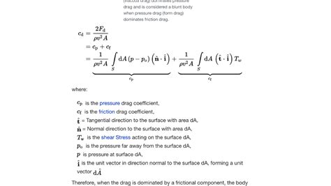 fluid dynamics - Variables in calculation of drag coefficient - Physics Stack Exchange