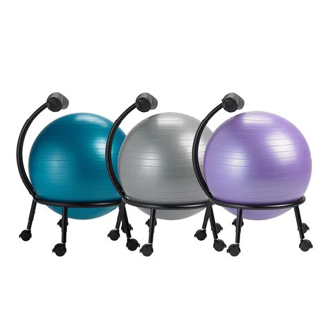 Amazon.com: Gaiam Adjustable Custom-Fit Balance Ball Chair, Stability ...