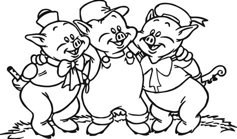 Free Printable Three Little Pigs Coloring Pages