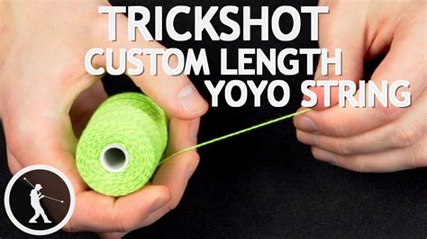 YoYoFactory Trick Shot String Tutorial - Make Your Own Custom Length ...