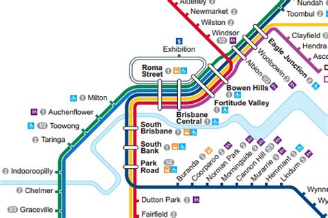 Brisbane Central Station Map - Ashien Nikaniki