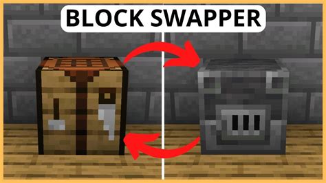 Minecraft: Come fare un Block Swapper [Java - Bedrock - PE] - YouTube