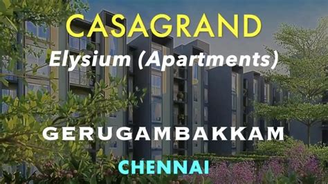 Gerugambakkam Flats For Sale | Apartments in Chennai | Casagrand Elysium | Chennai Properties ...