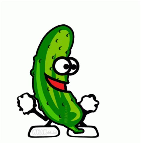 Animated Pickle Cheerleader GIF | GIFDB.com