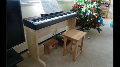 Homemade Digital Piano Stand - YouTube