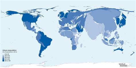 Urban Population - Worldmapper