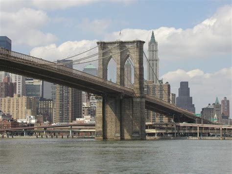 Brooklyn Bridge designed by John Roebling | Brooklyn bridge, Bridge ...