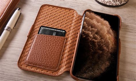 Folio iPhone 11 Pro Max Leather Case - build your own - Vaja