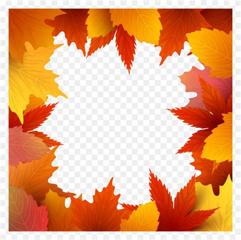 Autumn Fall Leaves Border Clipart Free Clipart Images - Thanksgiving Border Clipart - FlyClipart