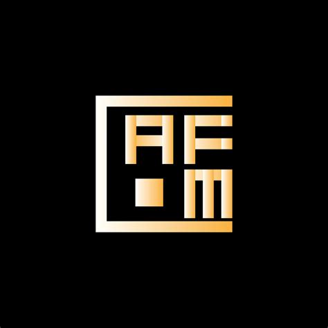 AFM letter logo vector design, AFM simple and modern logo. AFM luxurious alphabet design ...