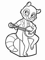 Musical Instruments Coloring Page  Nation sketch template