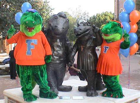 Florida Gators: Immortalized in bronze at Florida's Emerson Alumni Hall ...