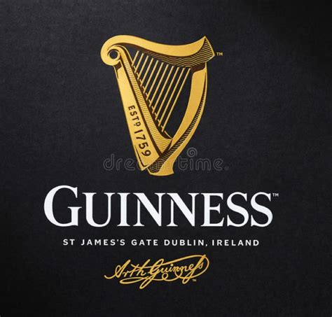 Guinness Logo on White Background Editorial Illustrative Editorial ...