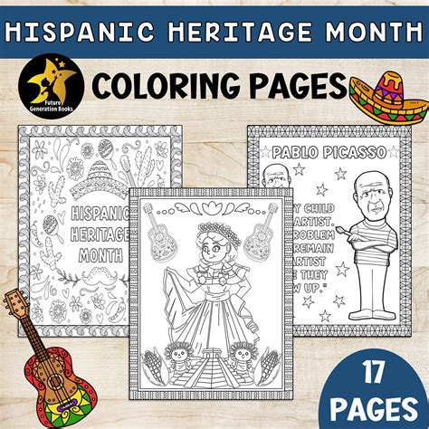 Hispanic Heritage Month Coloring Pages | Hispanic Heritage Month Coloring Sheets Hispanic ...