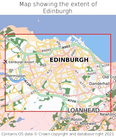 Where is Edinburgh? Edinburgh on a map