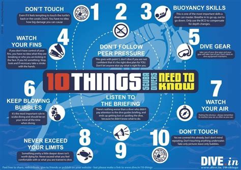 10 Things every Scuba Diver needs to know #ScubaDivingInfographicsandQuotes #cubaDiverLife ...