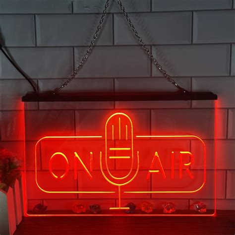 On Air Live Recording Studio Video Room Led Neon Sign - Etsy