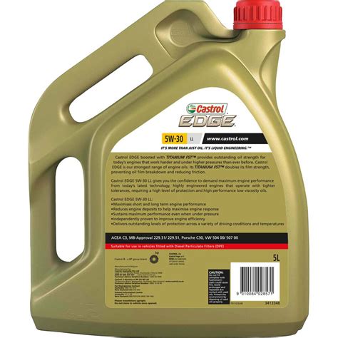 Castrol EDGE Diesel DPF Engine Oil - 5W-30, LL 5 Litre | Supercheap Auto New Zealand