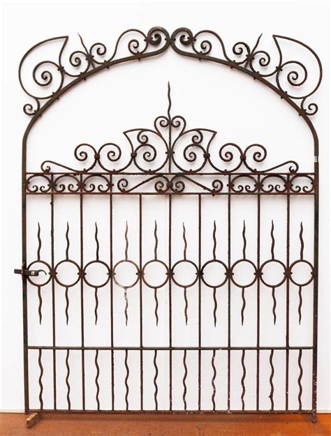 Reclaimed Wrought Iron Victorian Style Gate For Sale at 1stDibs