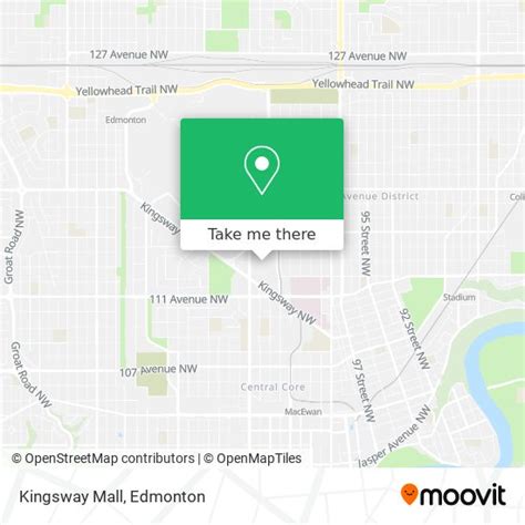 How to get to Kingsway Mall in Edmonton by bus or light rail?