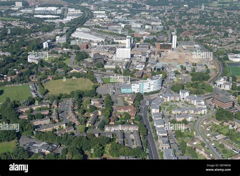 An aerial view of the centre of Bracknell, Berkshire Stock Photo - Alamy