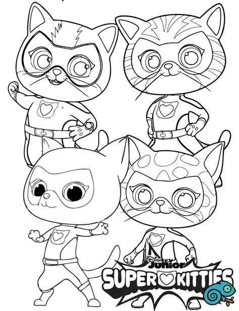 Superkitties / Birthday "Superkitties Coloring Pages - Fun and ...