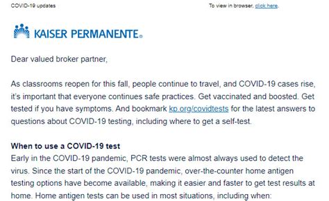 Kaiser Permanente: Answers to COVID-19 Self-test Questions