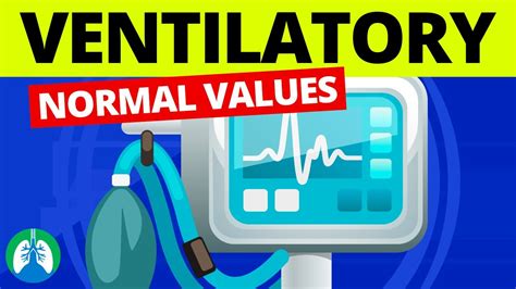 Ventilatory Normal Values (for Mechanical Ventilation) - YouTube