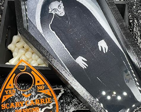 Nosferatu Coffin Tray/ Wall Art - Etsy