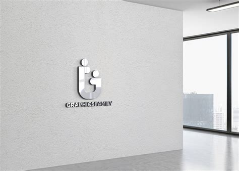 Free 3d Office Wall Sign Logo Mockup Psd Good Mockups – NBKomputer