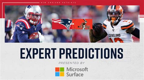 Game Predictions: Expert picks for Patriots vs. Browns