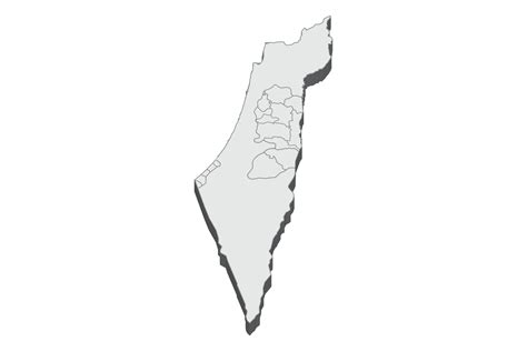 3D map illustration of Palestine 6124723 Vector Art at Vecteezy