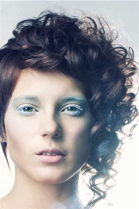 20 Curly Asymmetrical Pixie Hairstyles