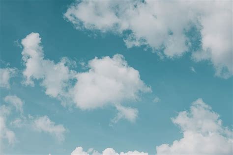 HD wallpaper: calm sky, white clouds, cloudscape, texture, blue, blue sky, minimal | Wallpaper Flare