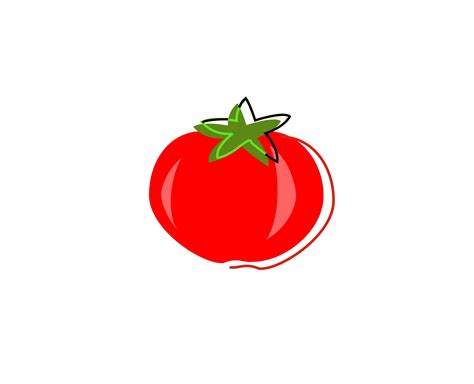 Clipart - Vintage tomato