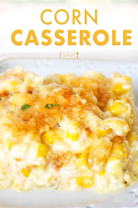 Cream Corn Casserole with Cream Cheese - The Anthony Kitchen