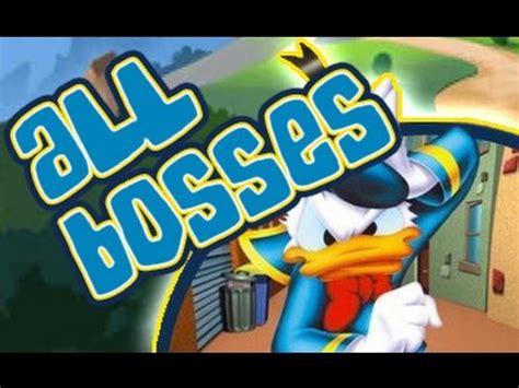 Donald Duck Goin' Quackers All Bosses | Donald Duck Quack Attack All ...