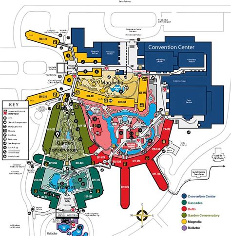 Gaylord Opryland Map | Color 2018