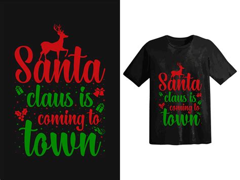 Santa claus is coming to town 10134623 Vector Art at Vecteezy