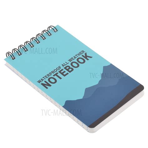 Wholesale Waterproof All Weather Notebook Journal Writing Paper Portable Writing Notebook - Blue ...