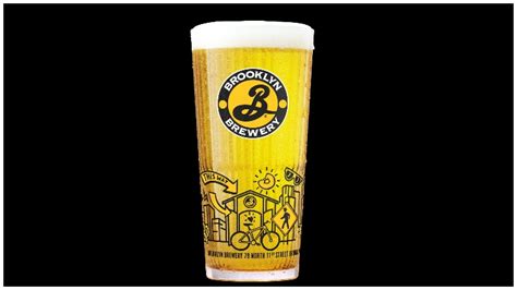 Brooklyn Brewery Pilsner Glastonbury official beer partner