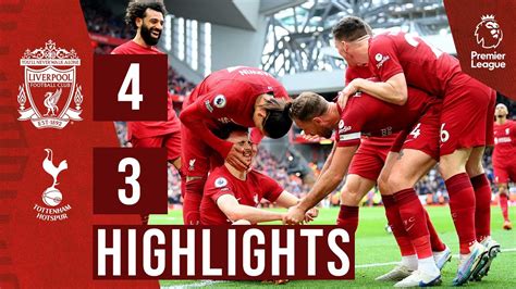 HIGHLIGHTS: Liverpool 4-3 Tottenham Hotspur | Dramatic Jota winner ...